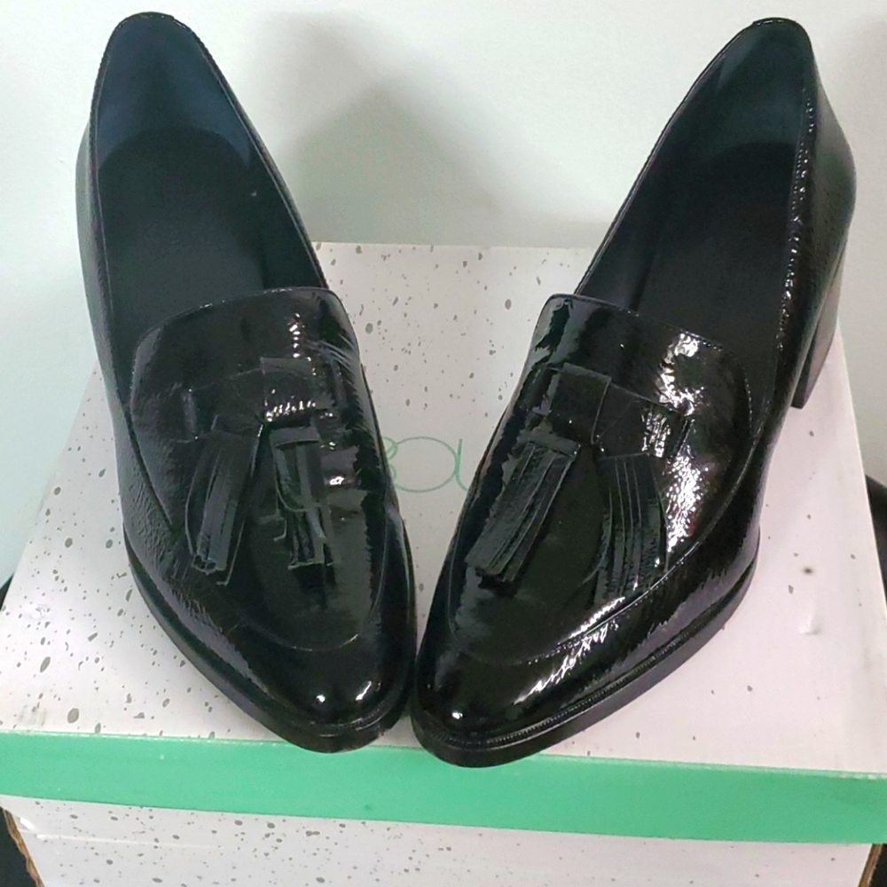 ABOUND Black Patten Leather shoes size 9